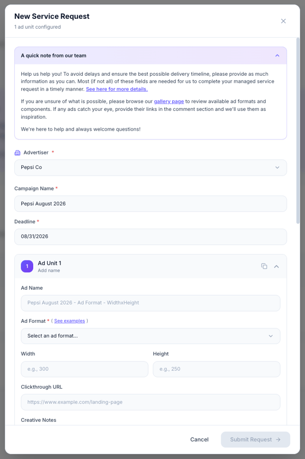 KB-Managed-Services-UI-form