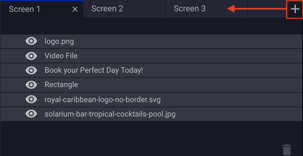 Screens & Layers