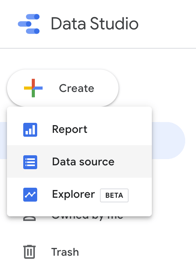 Google Data Studio - Create